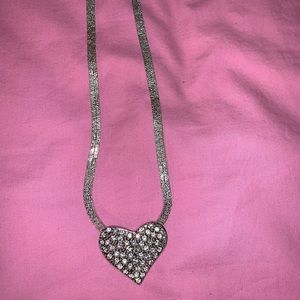 asfour crystal heart necklace GENUINE CRYSTAL
